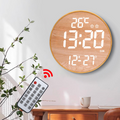 Large LED Digital Wall Clock with Calendar – Modern Display Clock for Home & Office