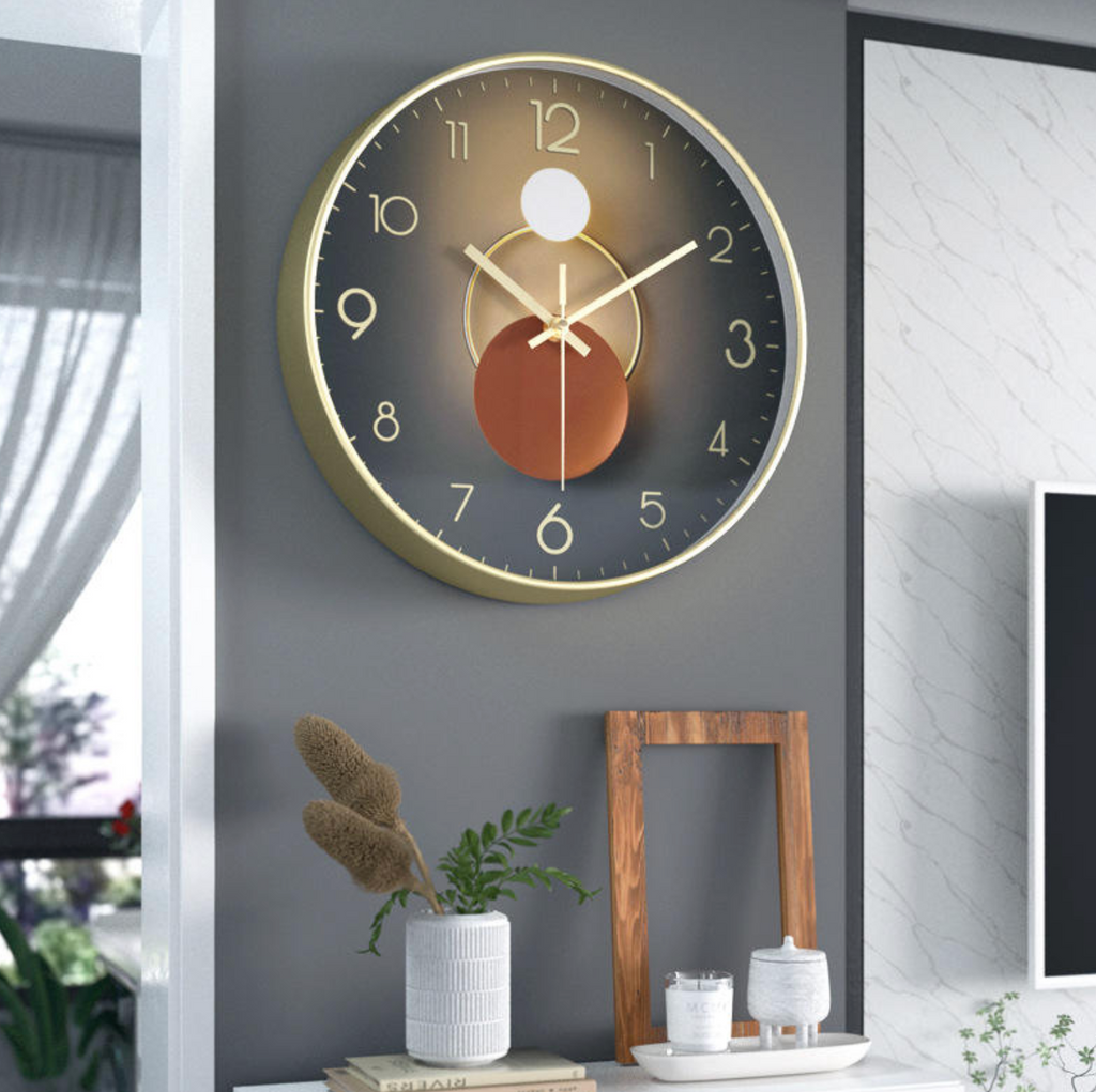 Luxury Modern Wall Clock – Elegant Decorative Timepiece for Stylish Interiors